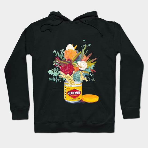 Vegemite Bouquet Hoodie by PollaPosavec